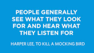 Are you using Confirmation Bias against yourself?